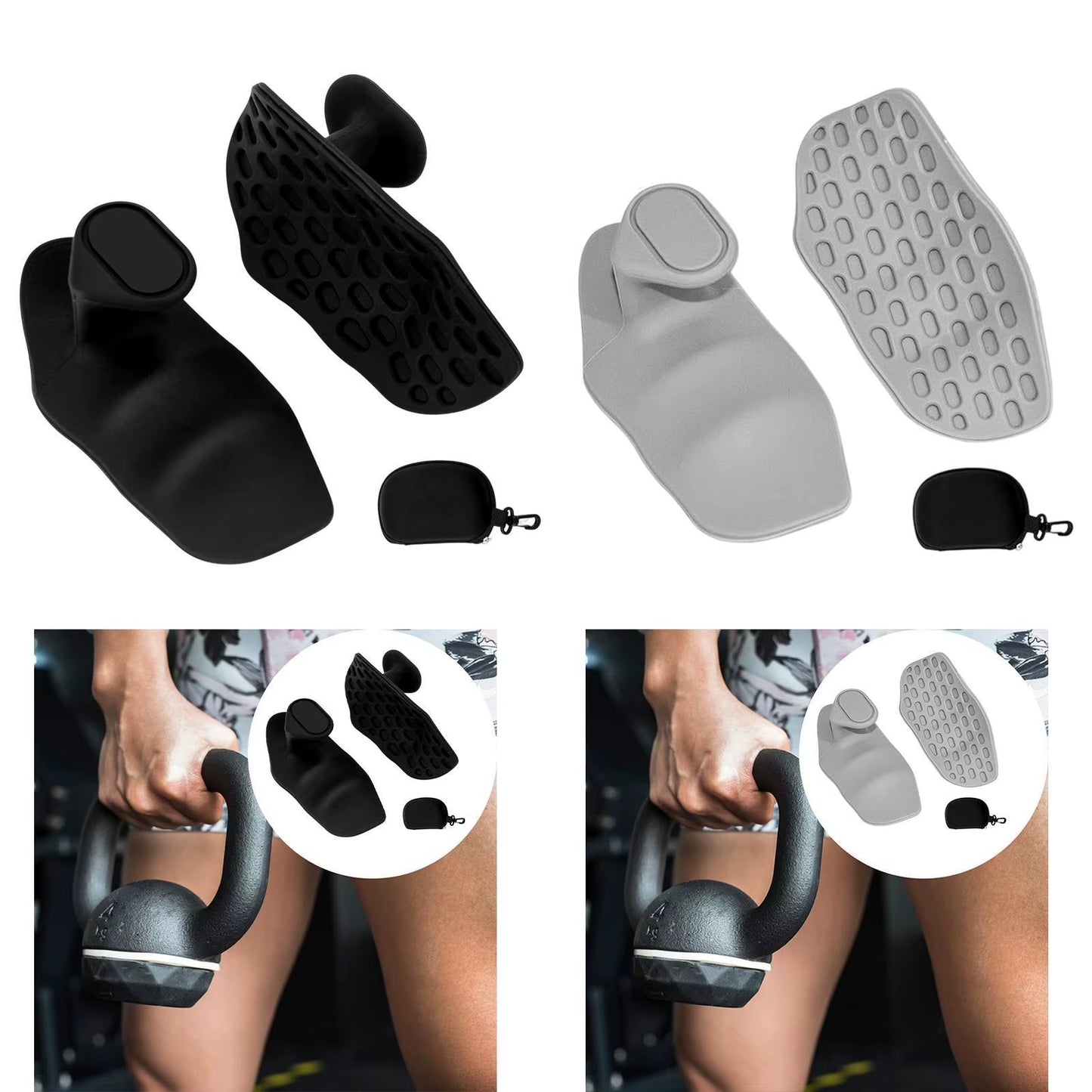 Gym Grips for Weight Lifting Lightweight Sturdy Gym Grips Fingerless for Gymnastics Bodybuilding Training Crosstraining Fitness