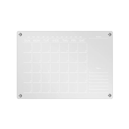 Fridge Magnet Sticker Calendar Weekly Planner Message Boards Reusable Dry Erase Board Schedule Transparent Fridge Message Menu
